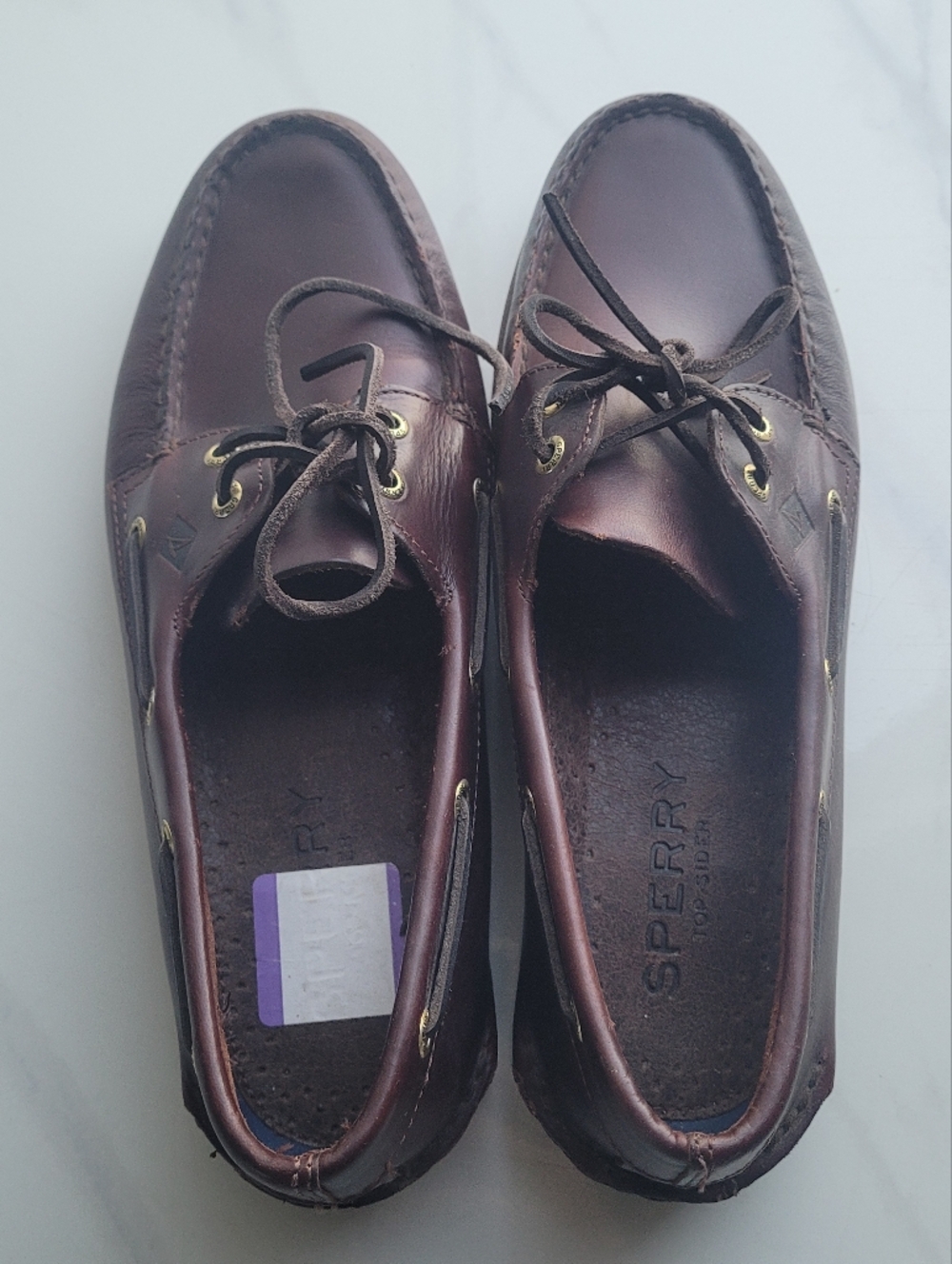 Men's Leather Upper Shoe - Brown